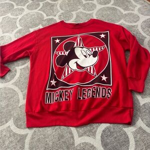 Mickey Legends Red Kids Sweatshirt
